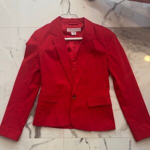 French Connection Red Blazer Jacket, 2